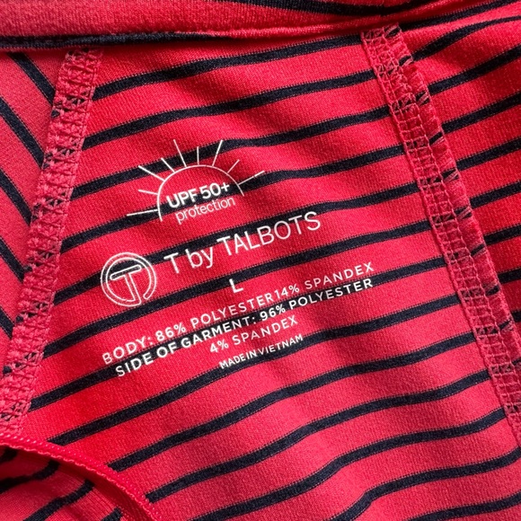 Talbots Women’s UPF50+ Sun Protection 1/4 Zip Long Sleeve - Picture 7 of 14